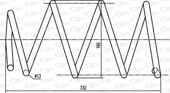 Open Parts CSR9366.00 - Пружина ходовой части autospares.lv