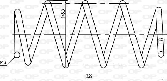 Open Parts CSR9362.00 - Пружина ходовой части autospares.lv