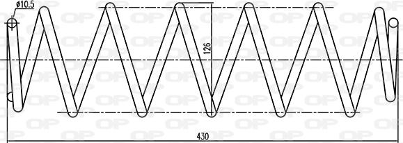 Open Parts CSR9312.00 - Пружина ходовой части autospares.lv