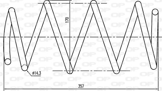 Open Parts CSR9290.00 - Пружина ходовой части autospares.lv