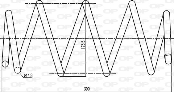 Open Parts CSR9284.00 - Пружина ходовой части autospares.lv