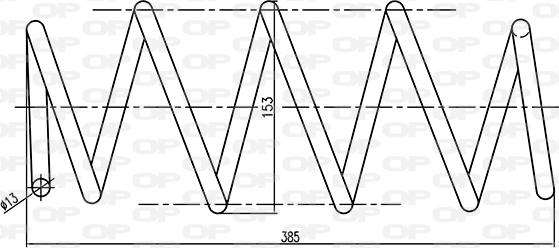 Open Parts CSR9281.00 - Пружина ходовой части autospares.lv