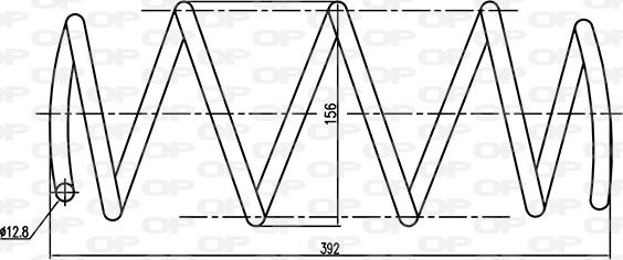 Open Parts CSR9282.00 - Пружина ходовой части autospares.lv