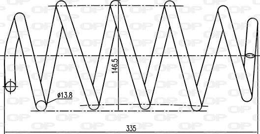 Open Parts CSR9270.00 - Пружина ходовой части autospares.lv