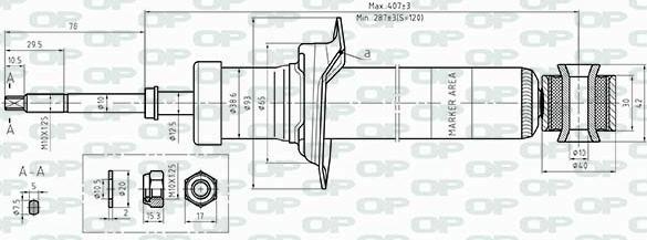 Open Parts SAB8495.32 - Амортизатор autospares.lv