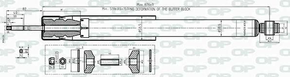 Open Parts SAB8419.32 - Амортизатор autospares.lv