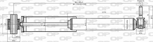 Open Parts SAB8530.32 - Амортизатор autospares.lv