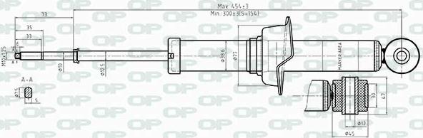 Open Parts SAB8526.32 - Амортизатор autospares.lv