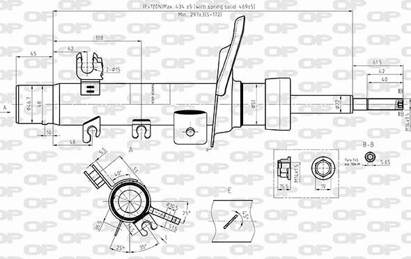 Open Parts SAB8579.31 - Амортизатор autospares.lv