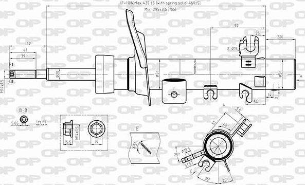 Open Parts SAB8571.31 - Амортизатор autospares.lv