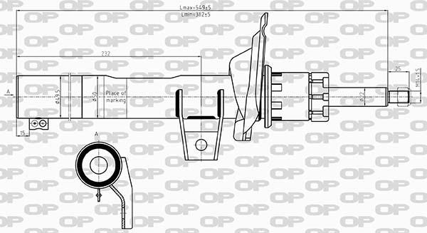 Open Parts SAB8609.31 - Амортизатор autospares.lv