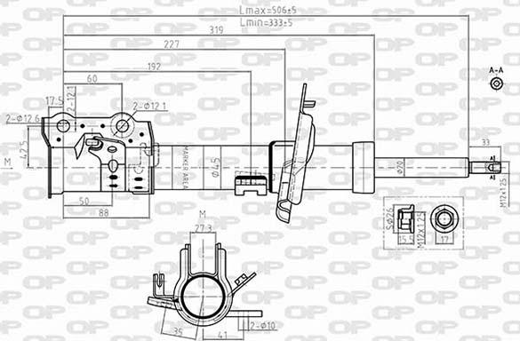 Open Parts SAB8620.31 - Амортизатор autospares.lv