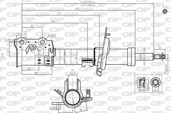 Open Parts SAB8621.31 - Амортизатор autospares.lv