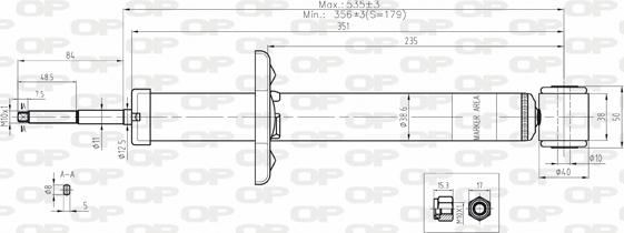 Open Parts SAB8091.32 - Амортизатор autospares.lv