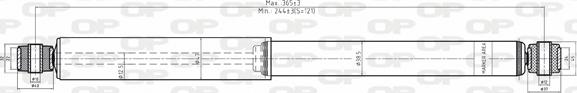 Open Parts SAB8049.32 - Амортизатор autospares.lv