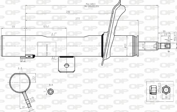 Open Parts SAB8194.31 - Амортизатор autospares.lv