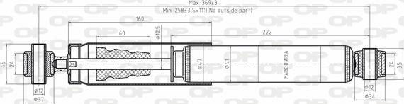 Open Parts SAB8191.32 - Амортизатор autospares.lv