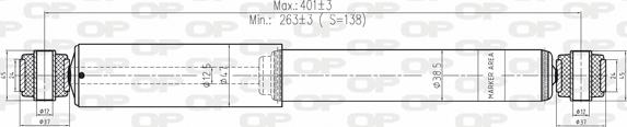 Open Parts SAB8159.32 - Амортизатор autospares.lv