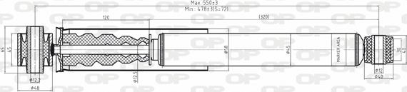 Open Parts SAB8169.32 - Амортизатор autospares.lv