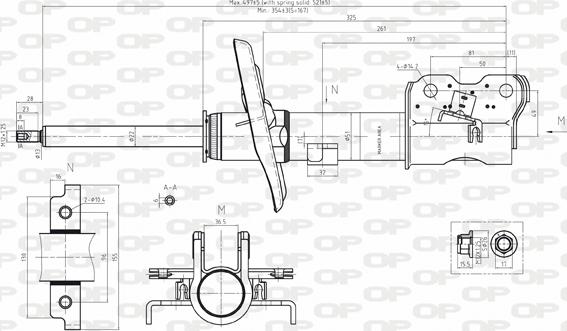 Open Parts SAB8183.31 - Амортизатор autospares.lv