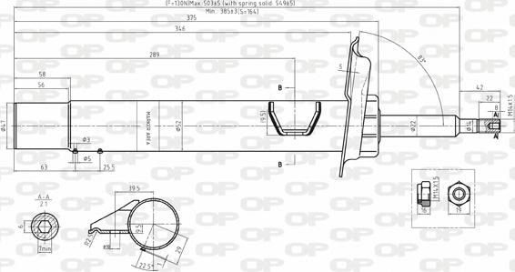 Open Parts SAB8125.31 - Амортизатор autospares.lv