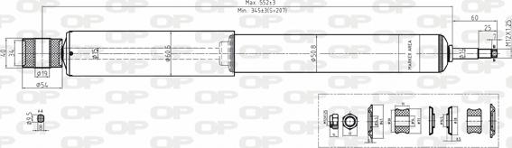 Open Parts SAB8178.32 - Амортизатор autospares.lv