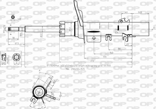 Open Parts SAB8359.31 - Амортизатор autospares.lv