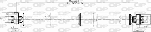 Open Parts SAB8350.32 - Амортизатор autospares.lv