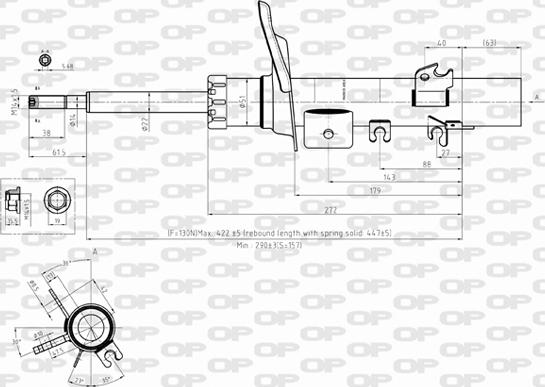 Open Parts SAB8360.31 - Амортизатор autospares.lv