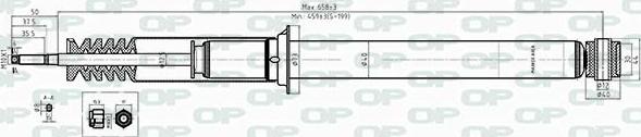 Open Parts SAB8381.32 - Амортизатор autospares.lv