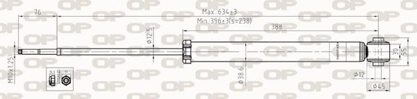 Open Parts SAB8295.32 - Амортизатор autospares.lv