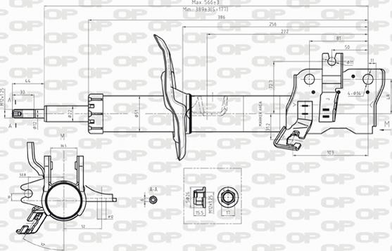 Open Parts SAB8246.31 - Амортизатор autospares.lv