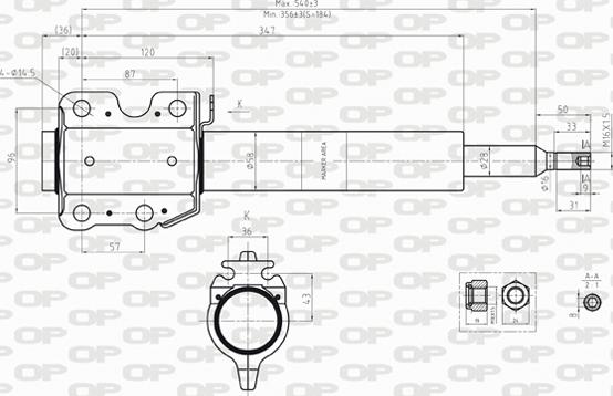 Open Parts SAB8240.31 - Амортизатор autospares.lv