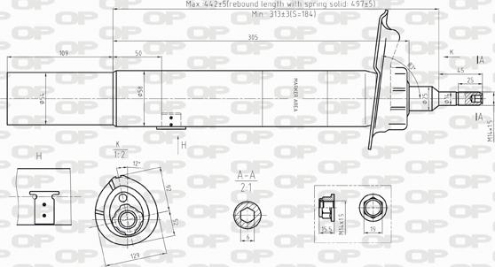 Open Parts SAB8241.31 - Амортизатор autospares.lv