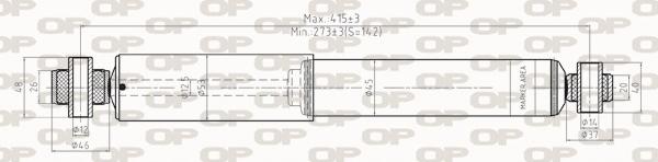 Open Parts SAB8262.32 - Амортизатор autospares.lv