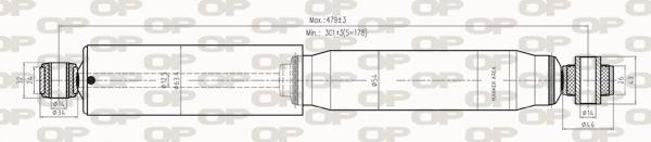 Open Parts SAB8284.32 - Амортизатор autospares.lv