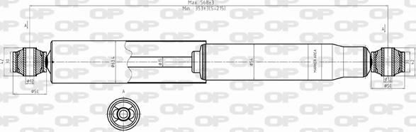 Open Parts SAB8287.32 - Амортизатор autospares.lv