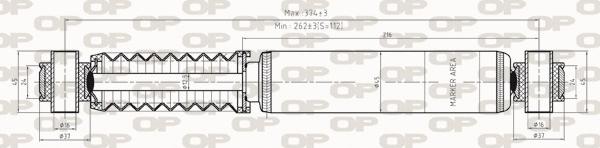 Open Parts SAB8279.32 - Амортизатор autospares.lv