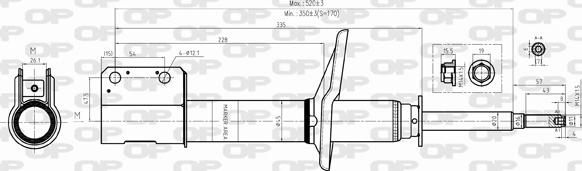 Open Parts SAB8278.31 - Амортизатор autospares.lv