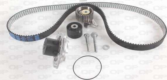 Open Parts WTBK5053.00 - Водяной насос + комплект зубчатого ремня ГРМ autospares.lv