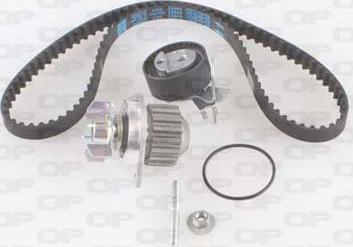 Open Parts WTBK5006.00 - Водяной насос + комплект зубчатого ремня ГРМ autospares.lv