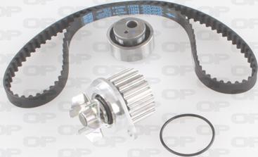 Open Parts WTBK5103.00 - Водяной насос + комплект зубчатого ремня ГРМ autospares.lv