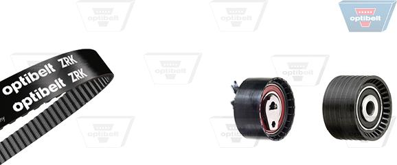 Optibelt KT 1406 - Комплект зубчатого ремня ГРМ autospares.lv