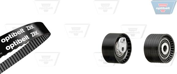 Optibelt KT 1408 - Комплект зубчатого ремня ГРМ autospares.lv