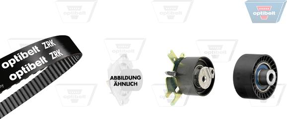 Optibelt KT 1428 W1 - Водяной насос + комплект зубчатого ремня ГРМ autospares.lv