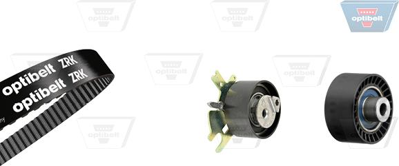 Optibelt KT 1428 - Комплект зубчатого ремня ГРМ autospares.lv