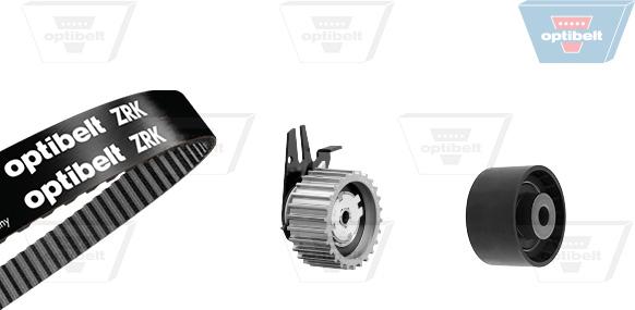 Optibelt KT 1547 - Комплект зубчатого ремня ГРМ autospares.lv