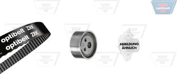 Optibelt KT 1586 W1 - Водяной насос + комплект зубчатого ремня ГРМ autospares.lv