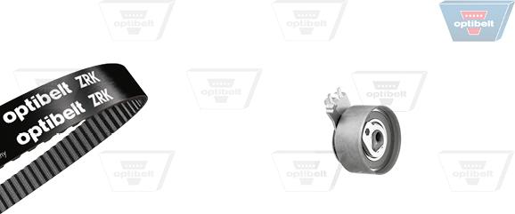 Optibelt KT 1582 - Комплект зубчатого ремня ГРМ autospares.lv