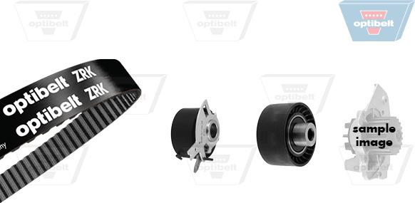 Optibelt KT 1607 W1 - Водяной насос + комплект зубчатого ремня ГРМ autospares.lv